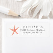 Starfish Return Address Labels (Insitu)
