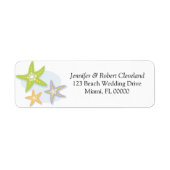 Starfish Return Address Labels (Voorkant)