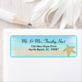 Starfish Return Address Stickers (Insitu)