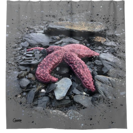 Starfish - Rideau de douche (Devant)
