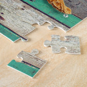 Starfish Rustic Beach Board Nautical Legpuzzel (Zijkant)