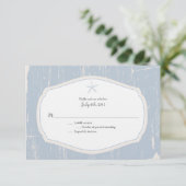 Starfish Rustic Beach Wedding RSVP (Debout devant)