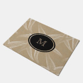 Starfish Sand Beach Monogram Doormat Deurmat (Schuin)