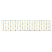 Starfish Sandcastle Beach Pail Summer Vacation Fun Korte Tafelloper (Horizontaal)