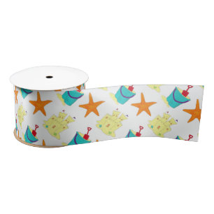 Starfish Sandcastle Beach Pail Summer Vacation Fun Lint