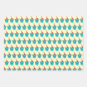 Starfish Sandcastle Sand Toys Summer Fun Beach Inpakpapier Vel (Voorkant)