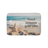 Starfish Sandy Beach Ocean Sand between Toes Badmat (Voorkant)