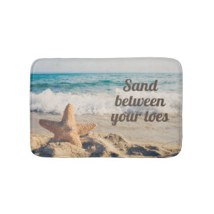 Starfish Sandy Beach Ocean Sand between Toes Badmat