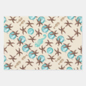 Starfish Sea Horses Noël Cadeau Feuilles d'envelop (Devant 2)