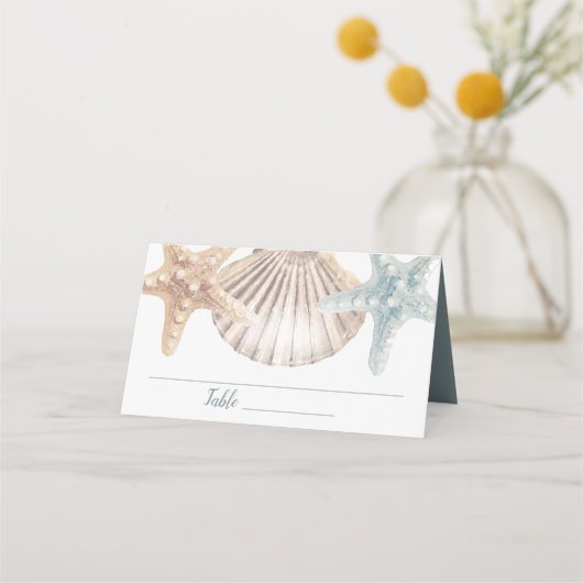 Starfish Seashells Tropical Beach Wedding (Voorkant)