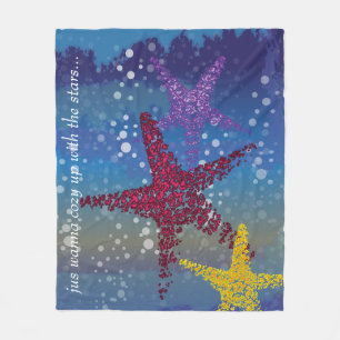 Starfish Seastar Fleece Deken
