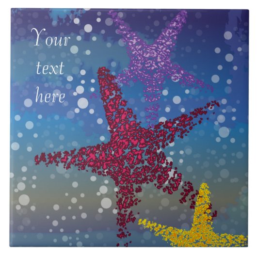 Starfish Seastar Tegeltje (Voorkant)