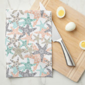 Starfish Serviette de cuisine Motif sans Seamless (Quart Plié)
