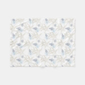 Starfish Shell White Blue Beach Fleece Blanket Deken (Voorkant (Horizontaal))