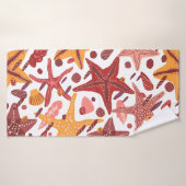 Starfish Shells : Motif scandinave (Serviette de bain)