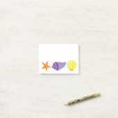 Starfish Shells Zee Shell Beach Post-it Notes (Op bureau)