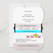 Starfish Star Baby Shower Invitations (Dos)