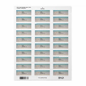 Starfish strand bruiloft Adresetiketten Etiket (Full Sheet)