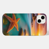 Starfish sur la plage à Dawn (Verso Horizontal)