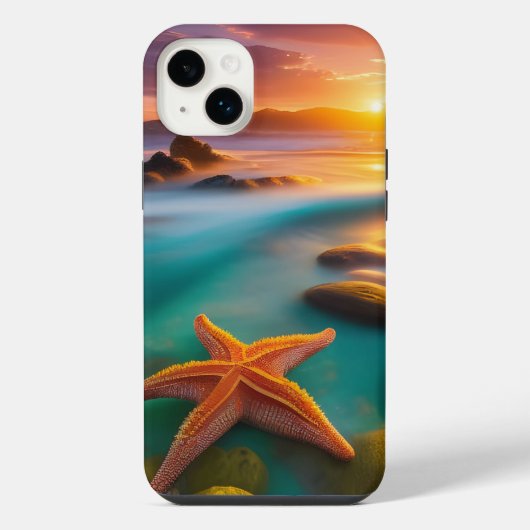 Starfish sur la plage à Dawn (Verso)