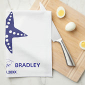 Starfish Tea Towel, Serviette de cuisine pour cade (Quart Plié)