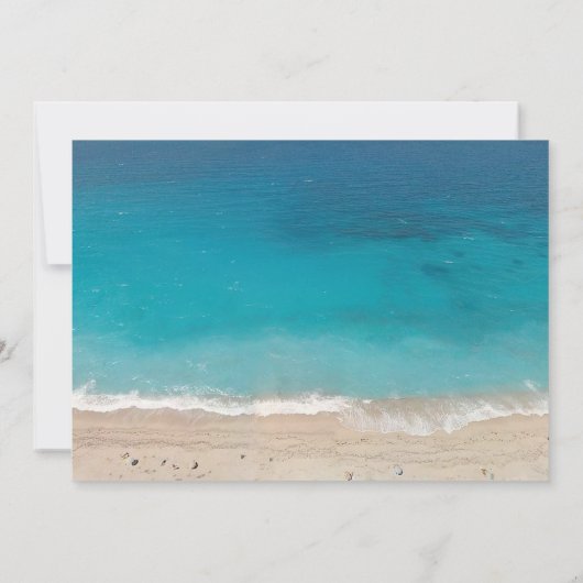 Starfish Tree Beach Christmas Party Invitation (Dos)