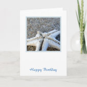 Starfish Verjaardag Kaart (Voorkant)