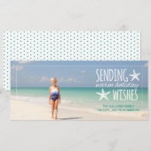 Starfish Warm Holides| 2015 Vakantie Feestdagenkaart (Voorkant / Achterkant)