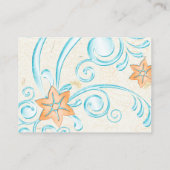 Starfish Wedding Travel Information Kaart (Achterkant)