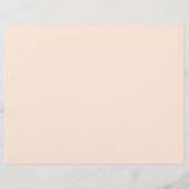 Starfish White Beach Wedding Programme du ventilat (Dos)