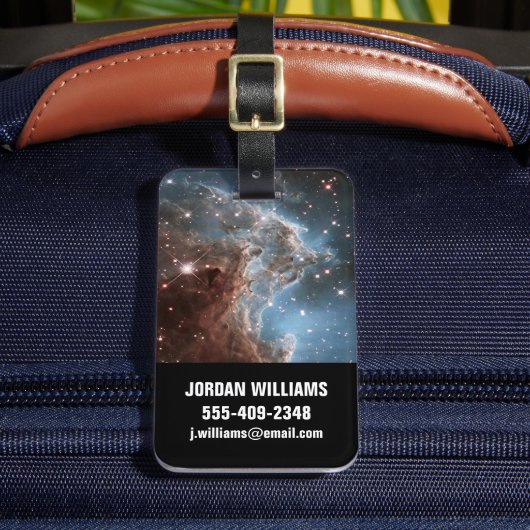 Starforming Region NGC 2174, Apenhoofdnevel. Bagagelabel (Voorkant Insitu 2)