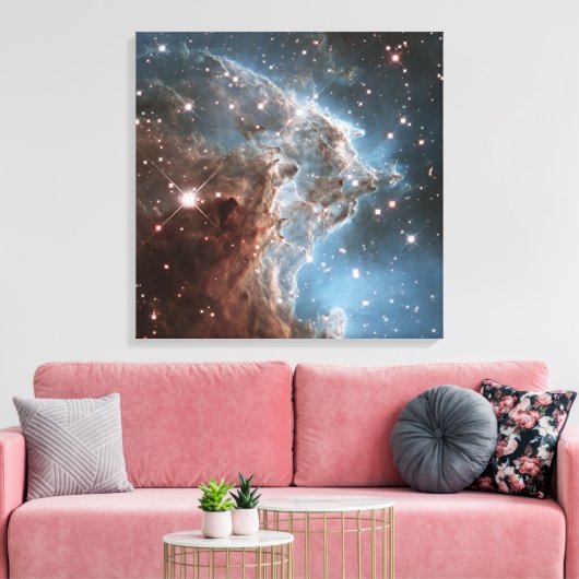 Starforming Region NGC 2174, Apenhoofdnevel. Canvas Afdruk (Insitu (Woonkamer))