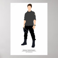 Stargate Atlantis Minimalist Sheppard