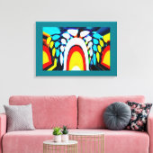 Stargate kunst canvas afdruk (Insitu (Woonkamer))