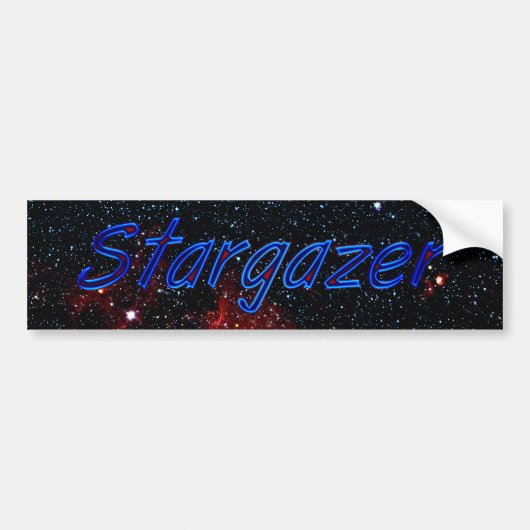 Stargazer Bumpersticker (Voorkant)