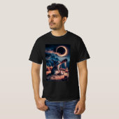 Stargazer Chat : T-Shirt Cosmic Dreamer (Devant entier)
