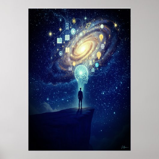 Stargazer Cosmic Poster - Verhoog uw ruimte (Voorkant)