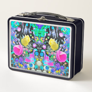Stargazer Lelie, Roos en Roze Hibiscus Collage