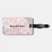 "Stargazer" Lilies Bagagelabel (Achterkant horizontaal)