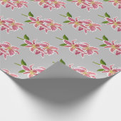 Stargazer Lilies Cadeaupapier (Hoek)
