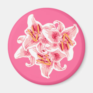 Stargazer Lilies Magneet