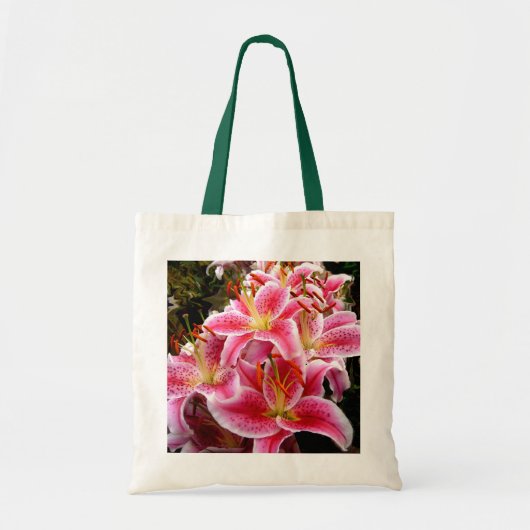 "Stargazer" Lilies Tote Bag (Voorkant)
