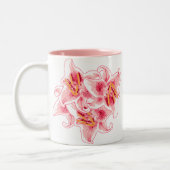 Stargazer Lilies Tweekleurige Koffiemok (Links)