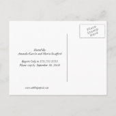 Stargazer Lilly et Starfish Invitation Fête des ma (Dos)