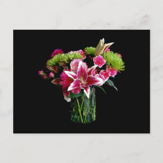 Stargazer Lily Bouquet Briefkaart (Voorkant)