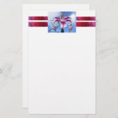 Stargazer Lily Briefpapier (Voorkant / Achterkant)