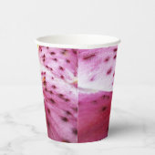 Stargazer Lily Bright Magenta Floral Papieren Bekers (Rechts)