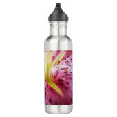 Stargazer Lily Bright Magenta Floral Waterfles (Rechts)