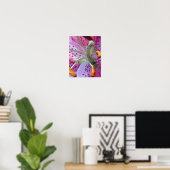 Stargazer Lily Digital Painting Poster (Thuiskantoor)
