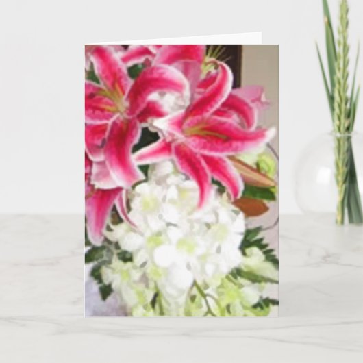 Stargazer Lily Note-kaarten Kaart (Voorkant)